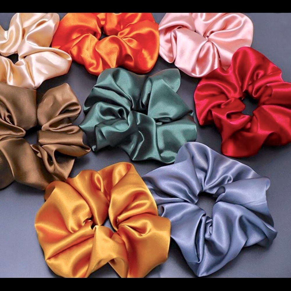 Hair Scrunchies, Silk Scrunchies๐๐ - Picture 3 of 3